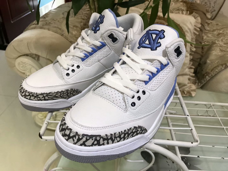 Authentic Air Jordan 3 Retro UNC 3